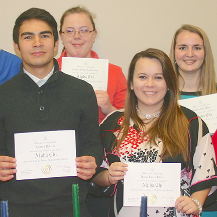 Students Inducted into Honor Society